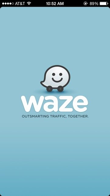 Waze Welcome Screen