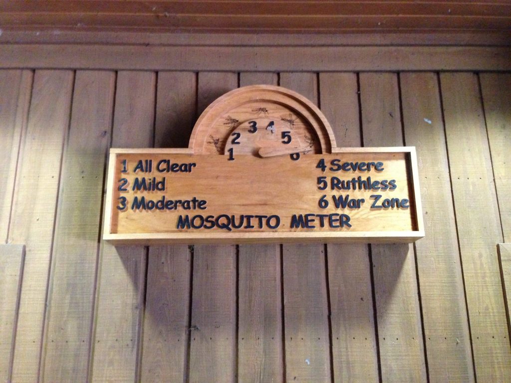 Mosquito Meter at Congaree National Park