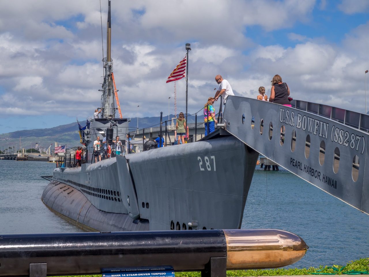 USS Bowfin submarine in Pearl Harbor museum 