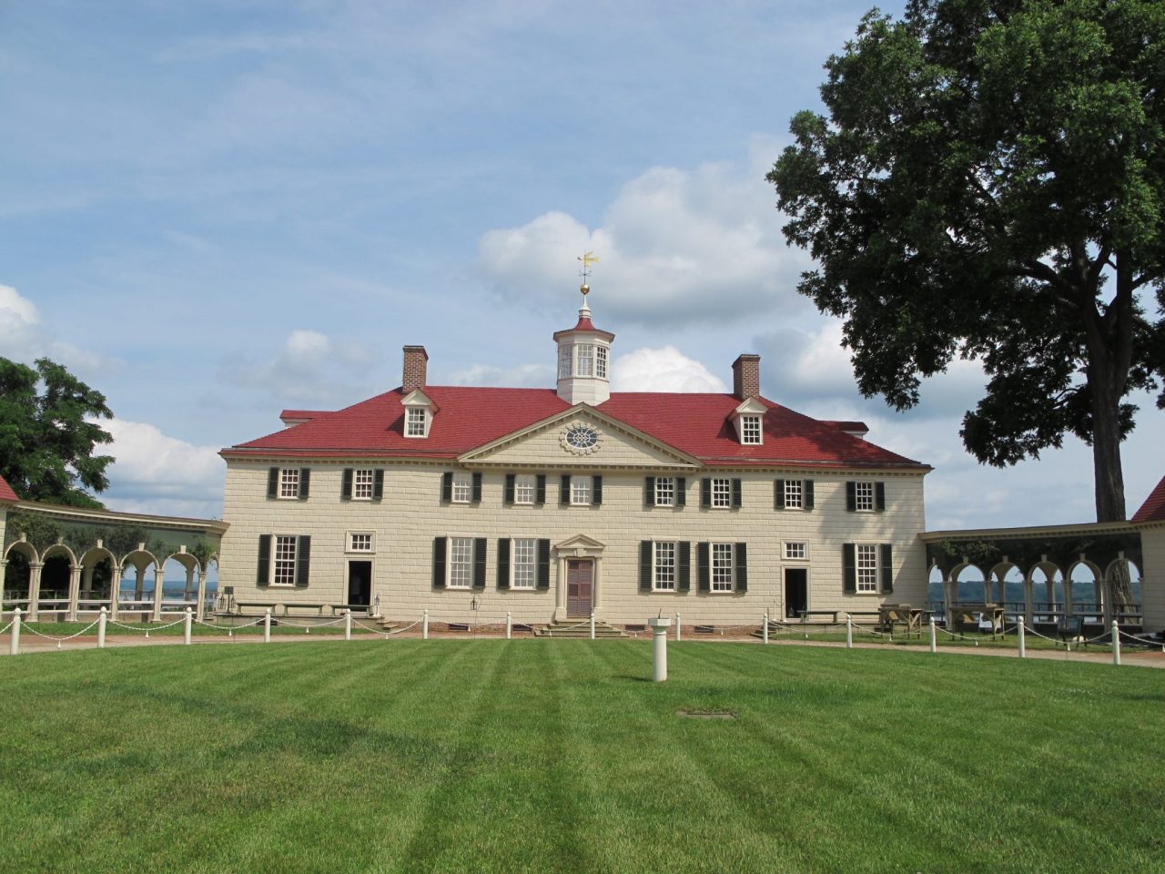 George Washington's estate in Mount Vernon, VA