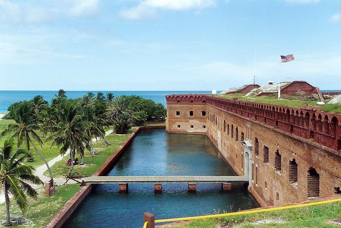historic Fort Jefferson in Dry Tortugas