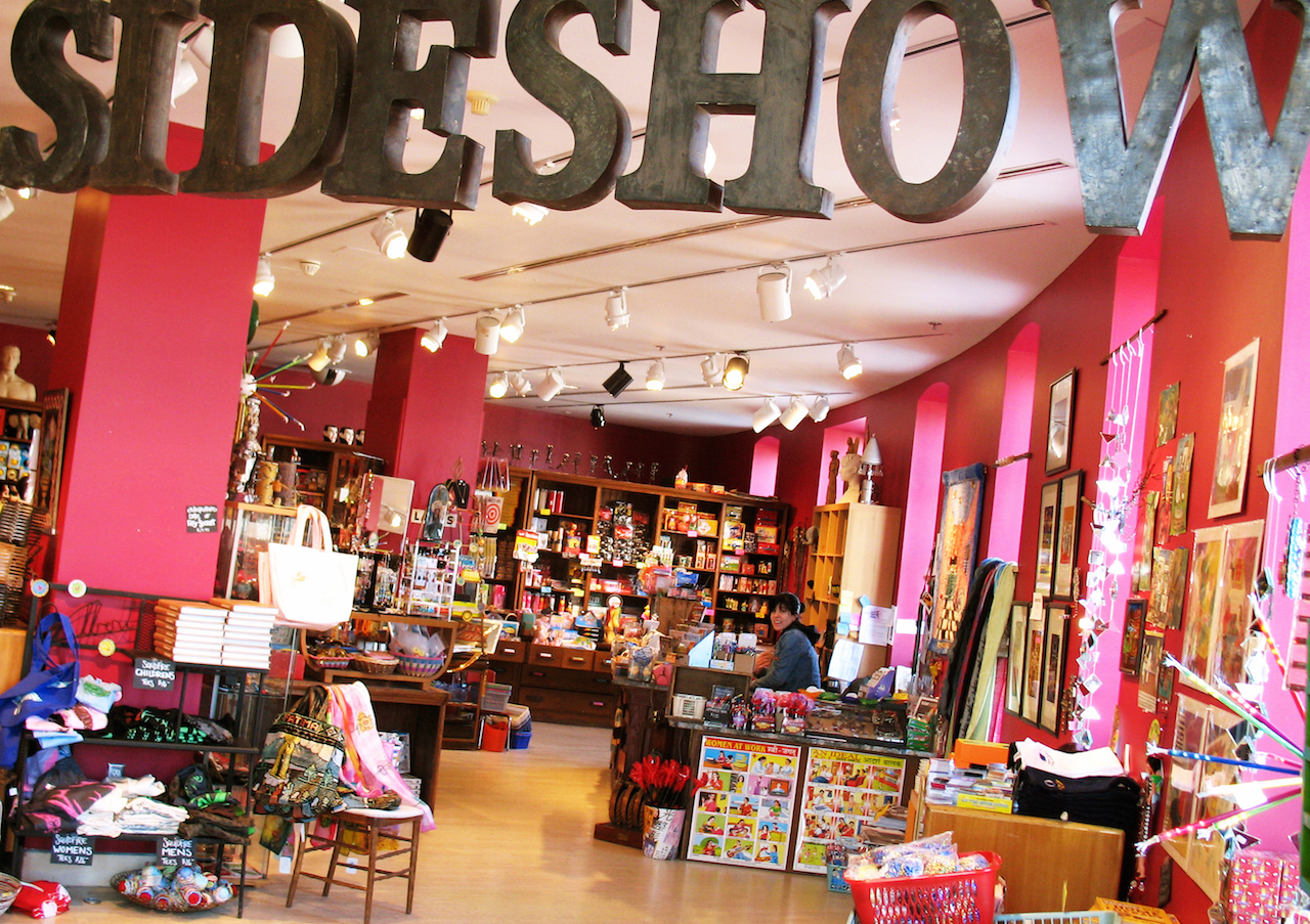 Photo of the Sideshow shop located inside of the AVAM