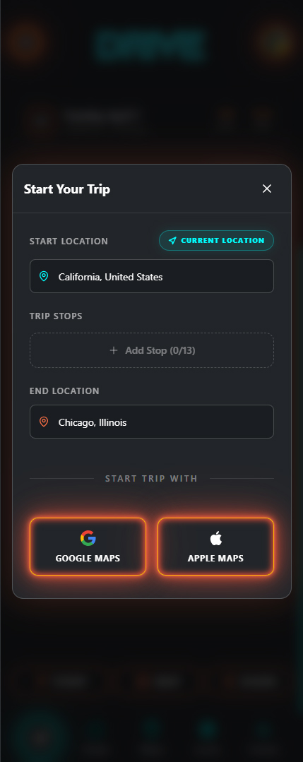 Route 66 App Screen 7
