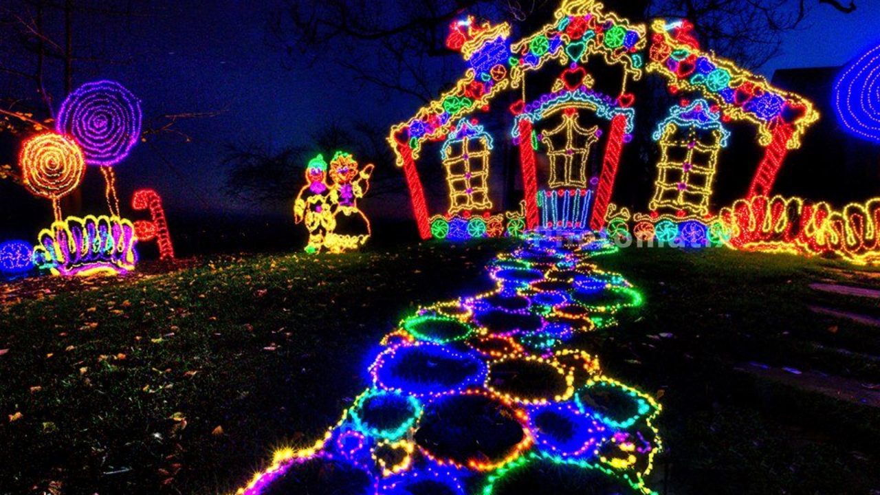 Rock City S Enchanted Garden Of Lights Drive The Nation